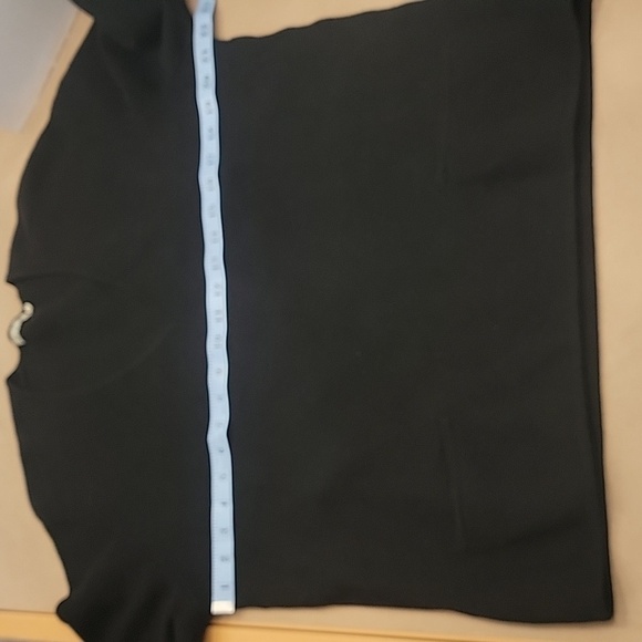 Unbranded, Size L Vintage Black 100% Pure Wool V Neck Sweater with Pockets - Picture 5 of 11